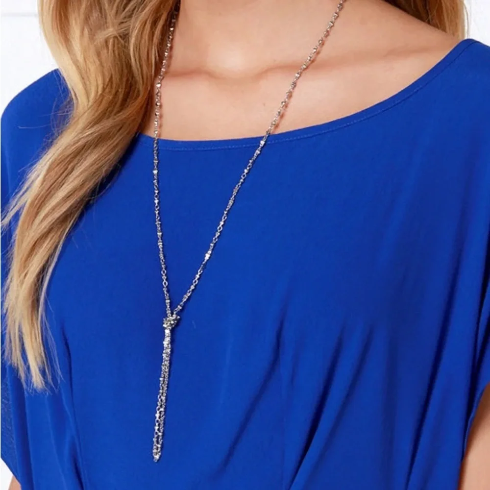 Lulu's Royal Blue Midi Dress - Picture 5 of 6